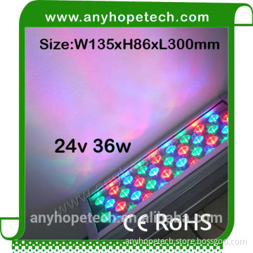 High efficienly good color 3600lm outdoor 36w wall washer